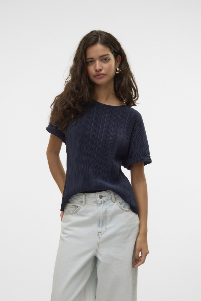 VMAURORA SS O-NECK T-SHIRT JRS GA 10327037 NAVY BLAZER